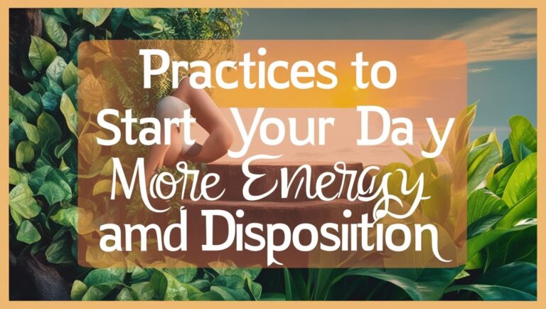 5 Practices to Start Your Day with More Energy and Disposition