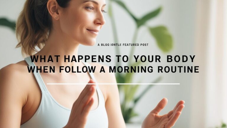 What Happens to Your Body When You Follow a Morning Routine