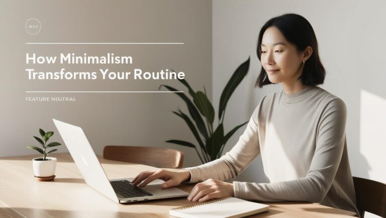 How Minimalism Transforms Your Routine