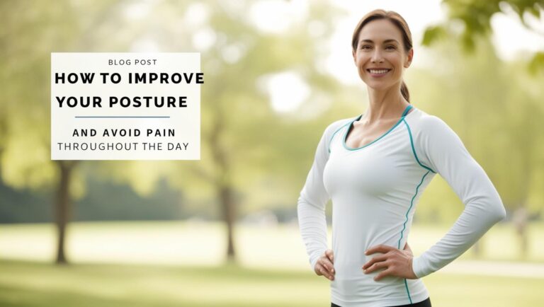 How to Improve Your Posture and Avoid Pain Throughout the Day