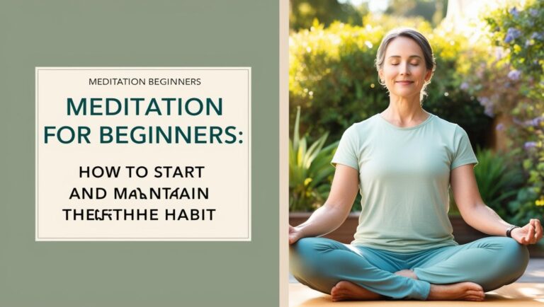 Meditation for Beginners: How to Start and Maintain the Habit
