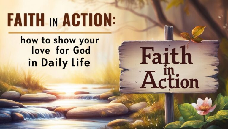 Faith in Action: How to Show Your Love for God in Daily Life