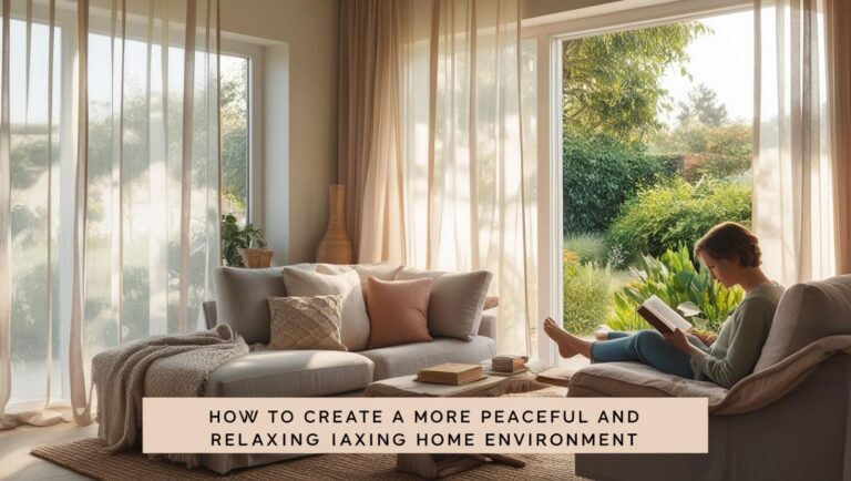 How to Create a More Peaceful and Relaxing Home Environment
