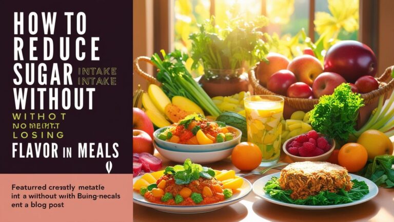How to Reduce Sugar Intake Without Losing Flavor in Meals