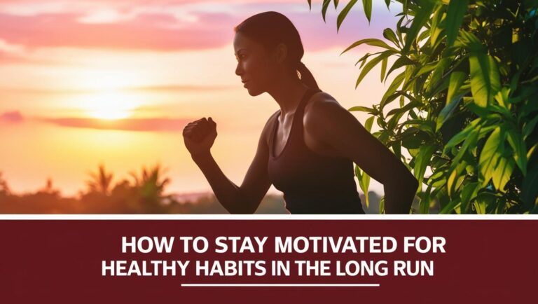 How to Stay Motivated for Healthy Habits in the Long Run