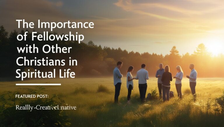 The Importance of Fellowship with Other Christians in Spiritual Life
