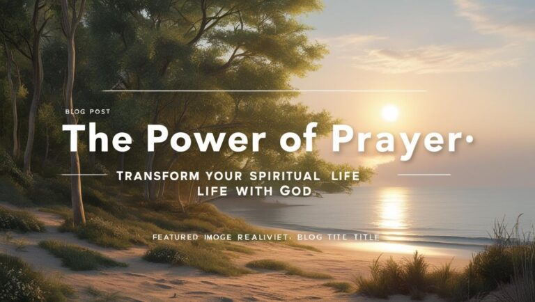 The Power of Prayer: Transform Your Spiritual Life with God