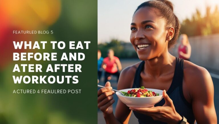 What to Eat Before and After Workouts