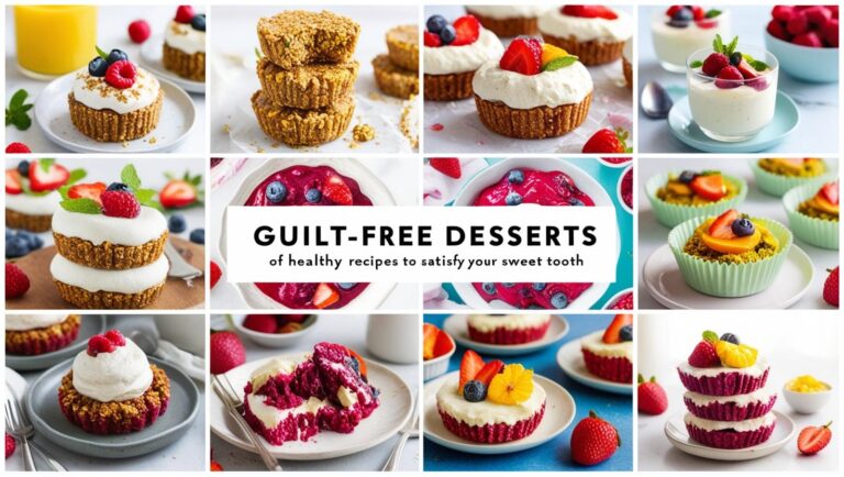 Guilt-Free Desserts: Healthy Recipes to Satisfy Your Sweet Tooth