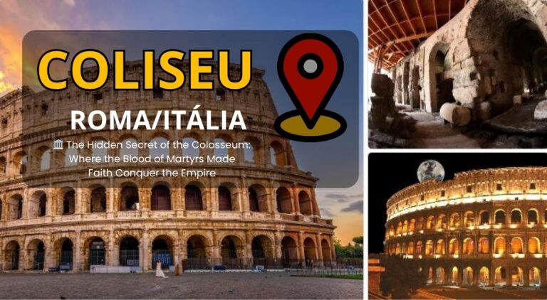 🏛️ The Hidden Secret of the Colosseum: Where the Blood of the Martyrs Made Faith Conquer the Empire