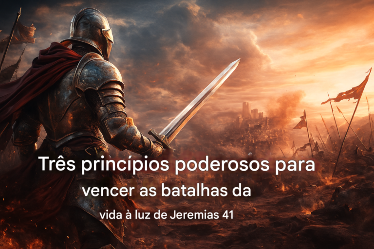 Três Conselhos Poderosos Para Vencer as Guerras da Vida à Luz de Jeremias 41