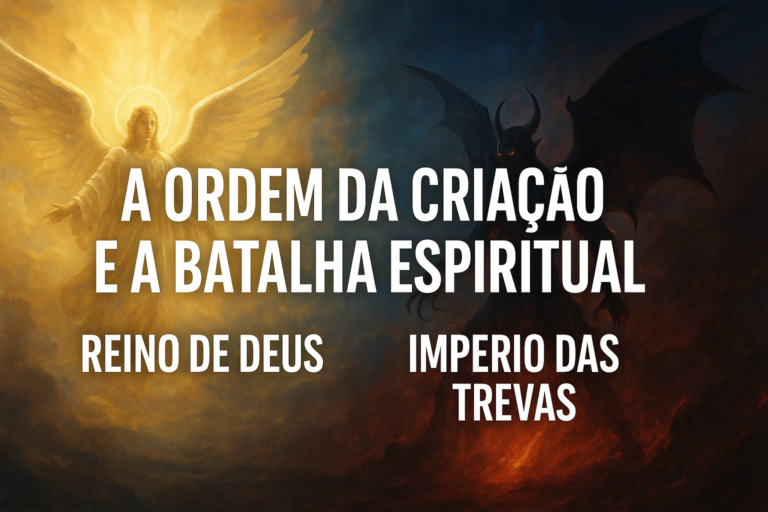 A Ordem da Criação e a Batalha Espiritual Invisível: O Mistério dos Anjos e o Reino de Deus