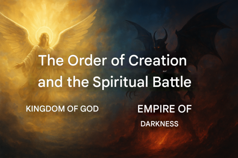 The Order of Creation and the Spiritual Battle